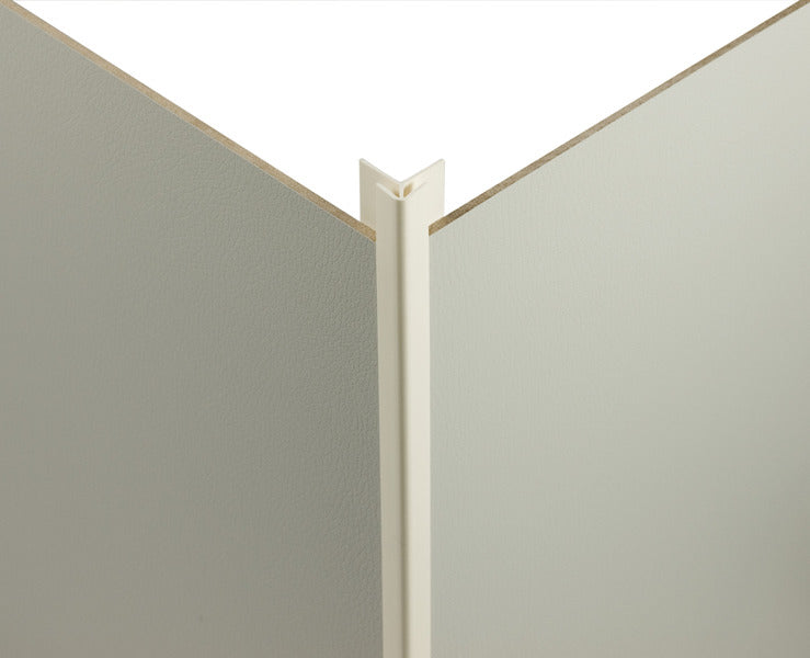 Load image into Gallery viewer, Profilo di collegamento angolare 90° grigio scuro per pannelli di rivestimento d 511021
