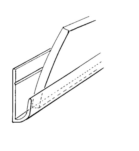Profilo terminale in alluminio 3-4mm 51210