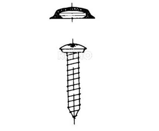 viti a testa cilindrica 3,9x22 mm, 1.000 pz. per rivestimento interno 51310