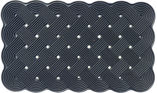 Tappetino in gomma Loveknot nero 516642