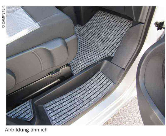 moquette ingresso cabina Citroen Campster, antracite, 2 pezzi 51689