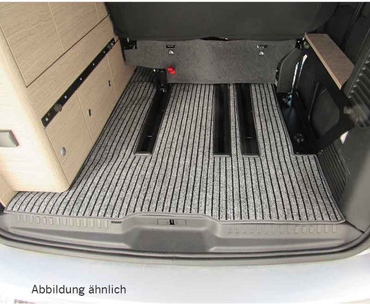 Tappeto per scarponi con rotaie, Citroen Campster, antracite 51697