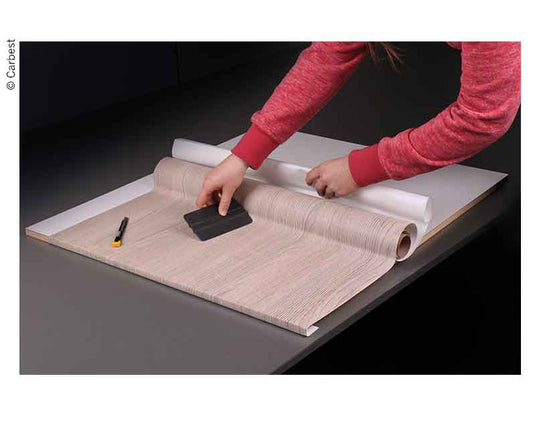 Pellicola per mobili autoadesiva, 62cmx230cm, decoro nero opaco 51927