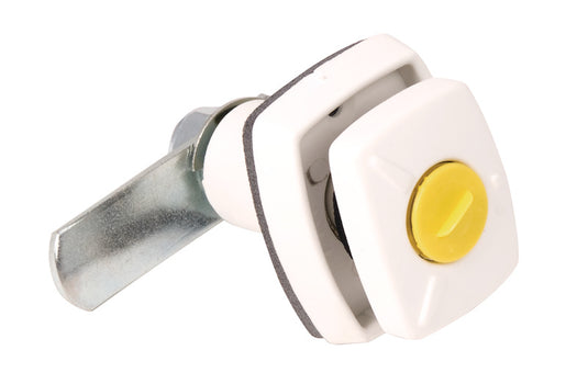 Serratura a ginocchiera per sistema HSC bianca, senza cilindro 524466