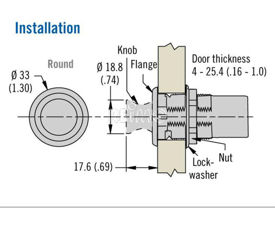 Gancio per cappotto Push-Lock 52533