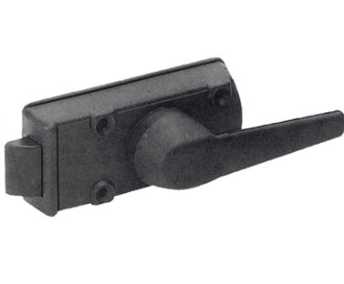 Serratura porta CARAVAN destra, senza cilindro + chiave bianco/nero 52608