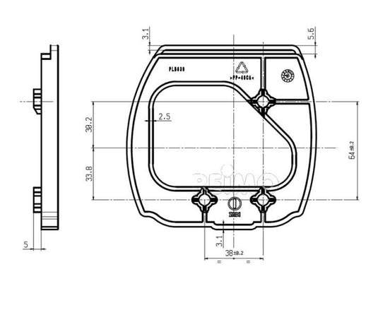 Accessori per serratura Eurogarage 6mm 52646