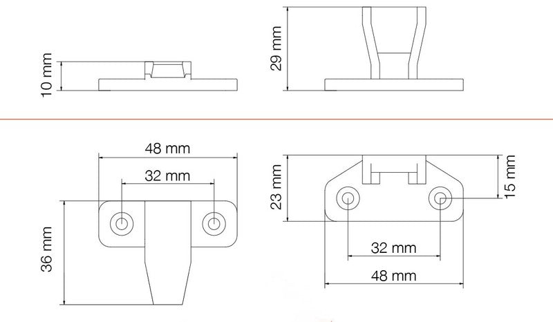 Load image into Gallery viewer, Holzverbinder schwarz 16x 532003
