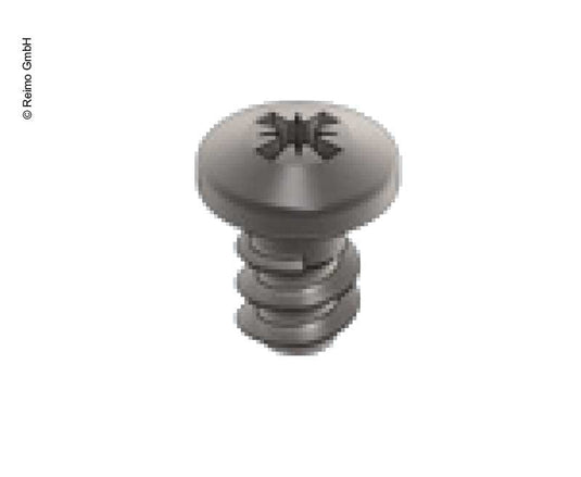 Vite in acciaio inossidabile a profilo molto basso per montaggio a pannello, 10 pz. 532018