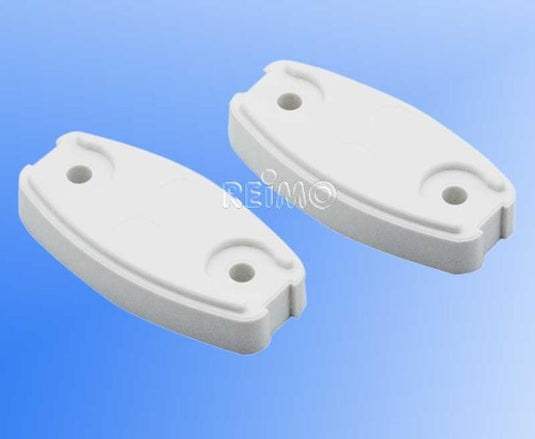 Piastra di lavaggio in plastica bianca 2 pz. 532504