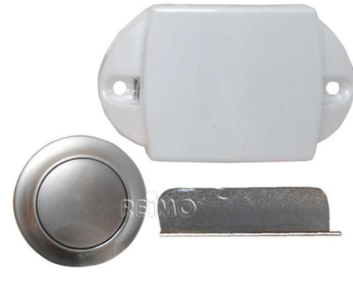 Cartone Push Lock argento, su un lato, 50 pezzi 5327051