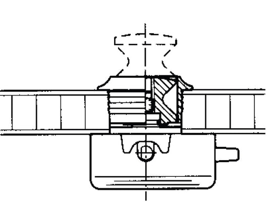 Push Lock - serratura per mobili grigio 53270