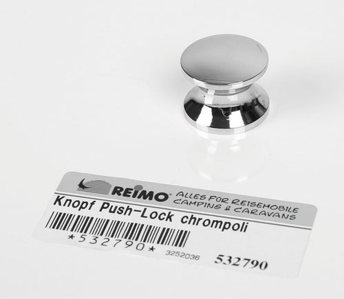 Push Lock - pulsante di ricambio cromato lucido 532790
