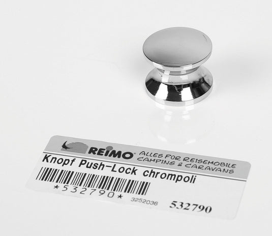 Push Lock - pulsante di ricambio cromato lucido 532790