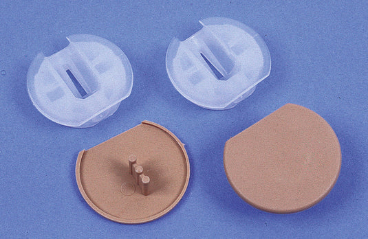 Attacco vaso marrone chiaro 10 pezzi 532870