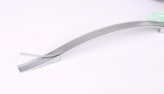 Maniglia del mobile argento, laccato opaco, lunghezza 160mm 53409