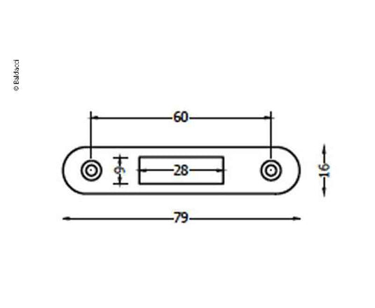 Piastra d'attacco V1118 53450
