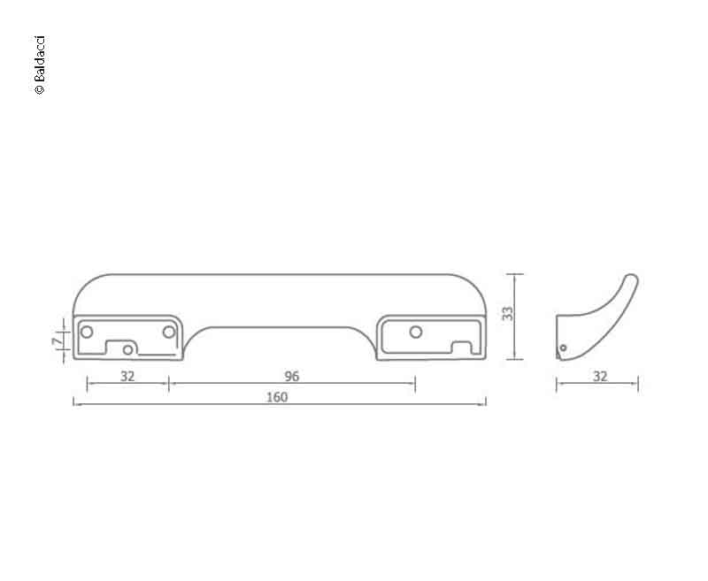 Carica immagine in Galleria Viewer, Maniglia di avvolgimento V1543 cromo 53453
