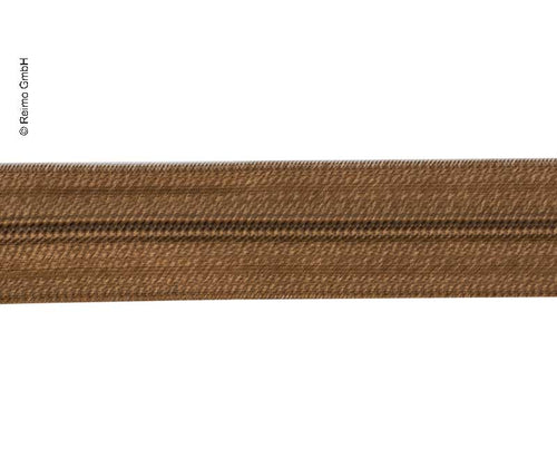 Cerniera senza fine come mercanzia da cantiere in marrone, 2,5 cm di larghezza 550530