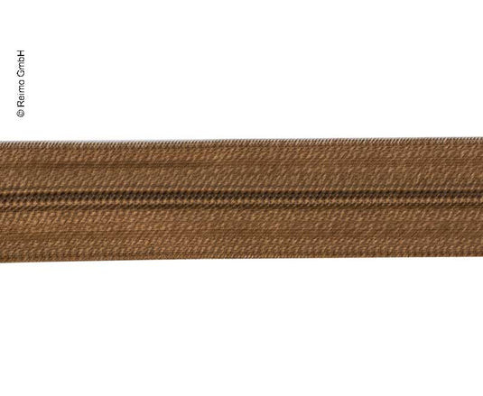 Cerniera senza fine come mercanzia da cantiere in marrone, 2,5 cm di larghezza 550530
