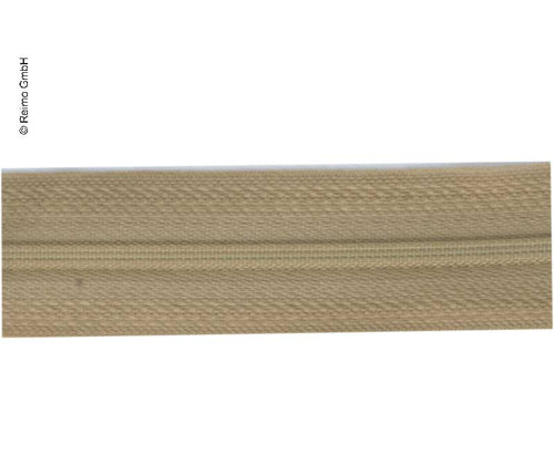Cerniera senza fine come mercanzia da cantiere in beige, 2,5 cm di larghezza 55074