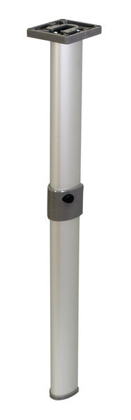 Piede articolato da tavolo argento opaco, giunto centrale, L675/315mm 57006