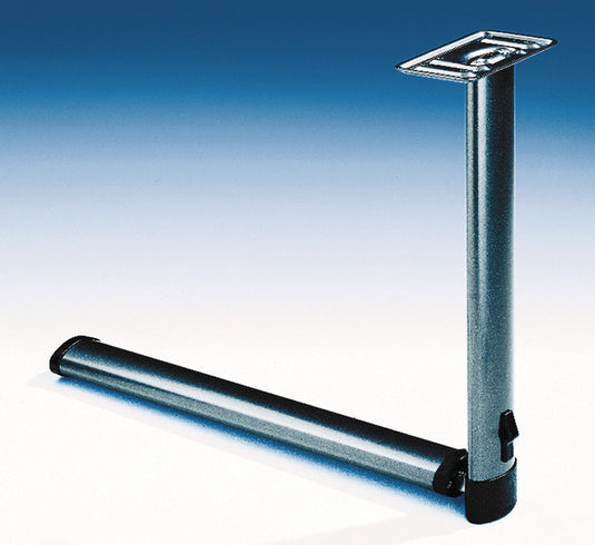 Piede del tavolo pieghevole con snodo centrale 675mm antracite 57017