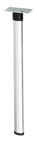 Piede articolato da tavolo 675mm, piano d'appoggio argento 57027