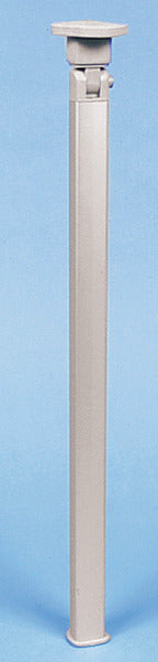 Piede da tavolo pieghevole argento - altezza 720 mm Piano cerniera 57070