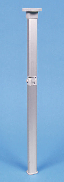 Piede da tavolo pieghevole argento - altezza 740 mm cerniera centrale a cerniera 57074