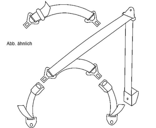 Cinghie speciali automatiche a 3 punti 58149