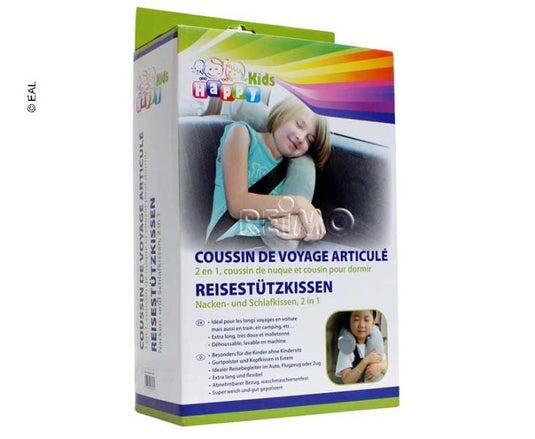 Cuscino da viaggio per bambini, grigio 590350