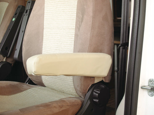 Rivestimento braccioli in similpelle beige per Ducato 250 Orig. sedile destro 592353
