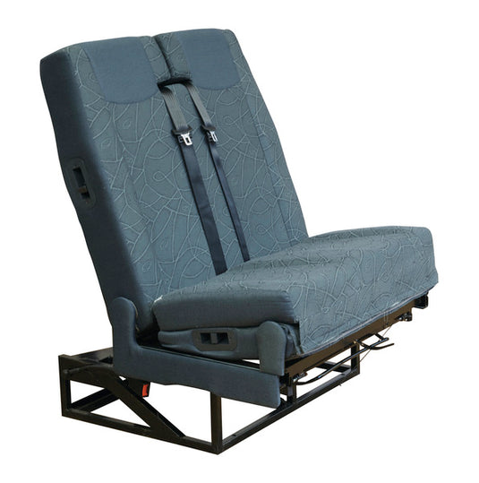 Set completo sedile panca SK7 95cm, imbottitura bicolore grigio chiaro/antracite 59240