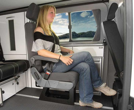 Eurositz A400, sedile singolo con cintura di sicurezza a tre punti integrata, om 59371