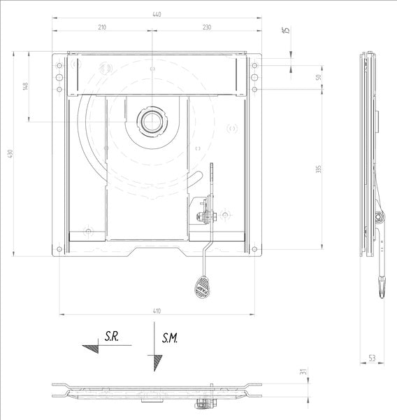 Load image into Gallery viewer, console girevole Ducato a.Bj.6/06 f.lato conducente del sedile originale 59473
