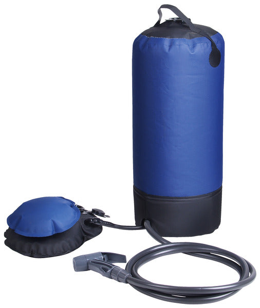 doccia da campeggio con serbatoio dell'acqua da 12 l con pompa a pedale, soffion 60057