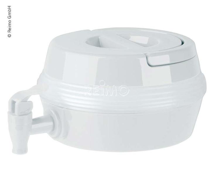 Load image into Gallery viewer, Dispenser acqua pieghevole da 3,5 litri, colore: bianco 60110
