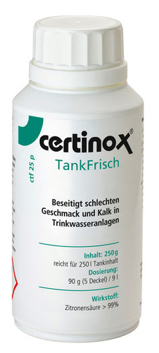 Certinox TankFresh CTF25P per 25l di volume di lavaggio 61321