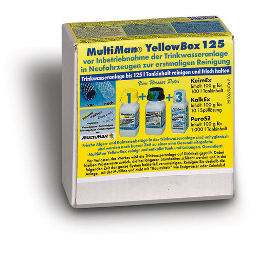 MultiMan YellowBox 125 Scatola di messa in funzione dell'acqua 61392