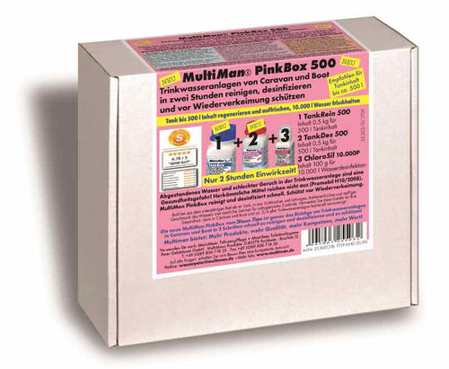 MultiMan PinkBox 500 Pulizia del sistema dell'acqua potabile 61489