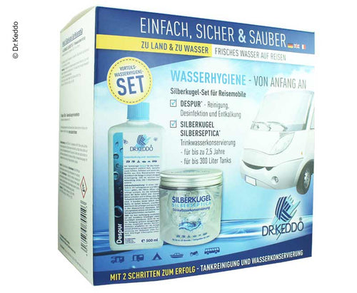 DR.KEDDO set sfera d'argento con 500 ml Despur + sfera d'argento 61561