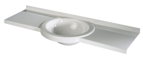 Lavabo design 900 x 270mm, bianco 64030