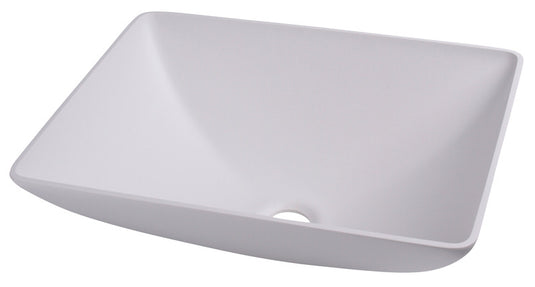 Lavabo quadrato bianco, dimensioni: 400x300mm H135mm H135mm 64054