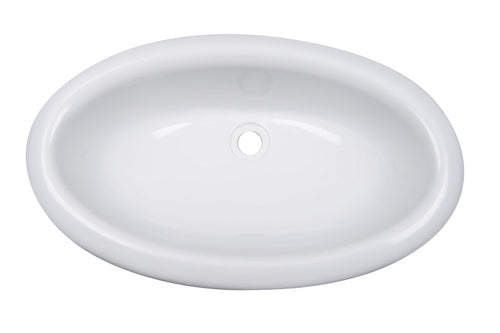 Lavabo ovale 450 x 275mm, bianco 64118