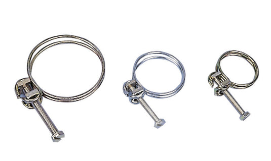 Fascetta stringitubo. 1°, per tubo flessibile a spirale 19mm 65107