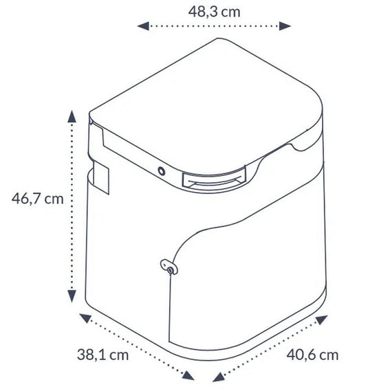 WC compatto devia-urina OGO® con agitatore elettrico 660515
