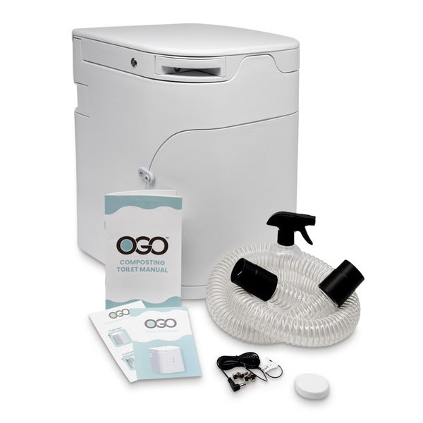 Load image into Gallery viewer, WC compatto devia-urina OGO® con agitatore elettrico 660515

