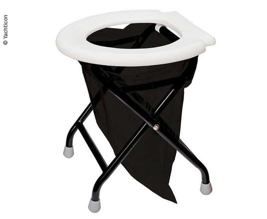 WC pieghevole Yachticon bianco, incl. 6 borse 66071