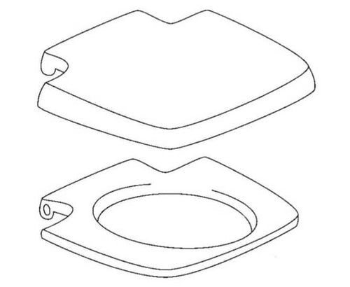 WC-Sitz m.Deckel 465 gran 66079